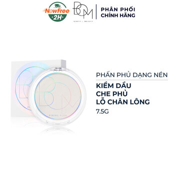 Phấn Phủ B.O.M Kiềm Dầu, Che Phủ Lỗ Chân Lông Dạng Nén 7.5g