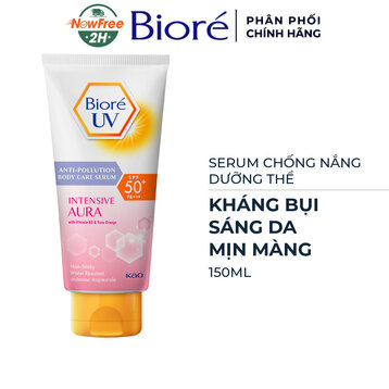 Serum Chống Nắng Dưỡng Thể Bioré Sáng Da Mịn Màng 150ml
