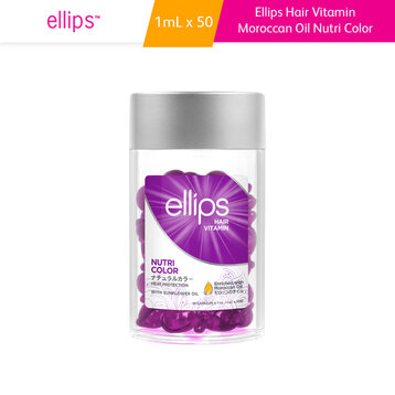 Serum Dưỡng Tóc Ellips Vitamin Cho Tóc Nhuộm Hũ 50 Viên