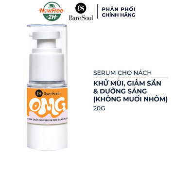 Serum Nách BareSoul Khử Mùi, Giảm Sần &amp; Dưỡng Sáng 20g