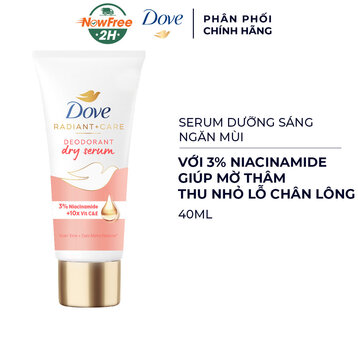 Serum Ngăn Mùi Dove Giúp Mờ Thâm Thu Nhỏ Lỗ Chân Lông 40ml