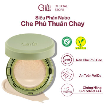 Siêu Phấn Nước Gilaa Che Phủ 02 Natural Beige 15g