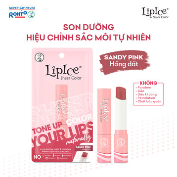 Son Dưỡng LipIce Hiệu Chỉnh Sắc Môi Màu Hồng Đất 2.4g