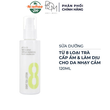 Sữa Dưỡng B.O.M Từ 8 Loại Trà Cấp Ẩm Cho Da Nhạy Cảm 120ml