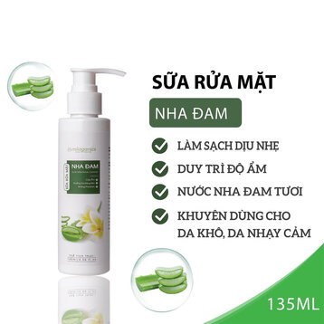 Sữa Rửa Mặt Milaganics Nha Đam Làm Sạch Dịu Nhẹ 135ml