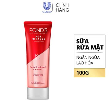 Sữa Rửa Mặt Pond's Age Miracle Ngăn Ngừa Lão Hóa 100g