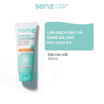 Sữa Rửa Mặt Senz Chiết Xuất Cám Gạo Dưỡng Sáng Da 150ml