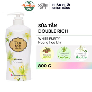 Sữa Tắm Double Rich White Purity Hương Hoa Lily 800g