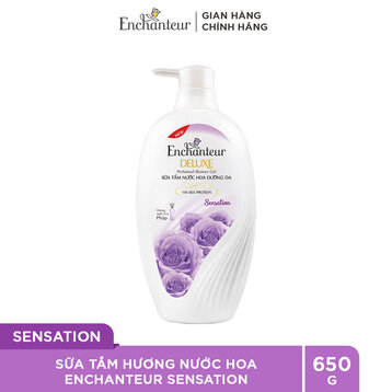 Sữa Tắm Enchanteur Nước Hoa Dưỡng Da Sensation 650g