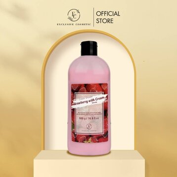 Sữa Tắm Exclusive Cosmetic Nuôi Dưỡng Da Hương Dâu 500g