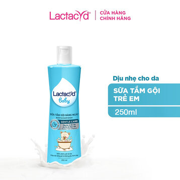 Sữa Tắm Gội Trẻ Em Lactacyd Bb Giảm Rôm Sảy &amp; Hăm Kẽ 250ml