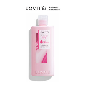 Sữa Tắm L’Ovité Serum Dưỡng Ẩm Da #Fleur De Rosé 400ml