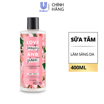 Sữa Tắm Love Beauty And Planet Sáng Da Rạng Rỡ 400ml