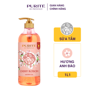 Sữa Tắm Purité Sáng Mịn Da Hương Hoa Anh Đào 1100ml