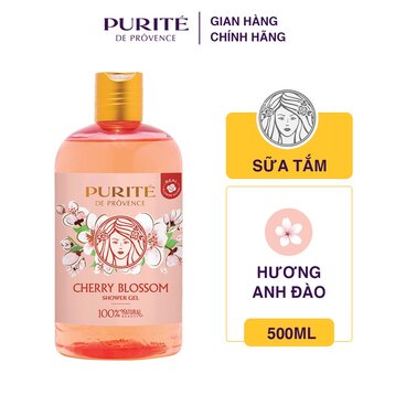 Sữa Tắm Purité Sáng Mịn Da Hương Hoa Anh Đào 500ml