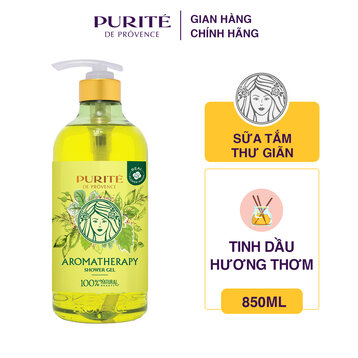 Sữa Tắm Purité Thư Giãn Tinh Dầu Hương Thơm Aroma 850ml