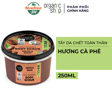 Tẩy Da Chết Toàn Thân Organic Shop Hương Cà Phê 250ml