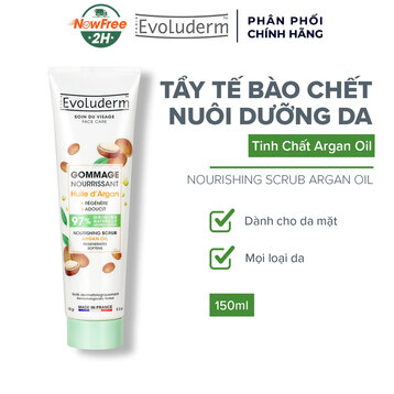Tẩy Tế Bào Chết Evoluderm Nuôi Dưỡng Sâu Tinh Dầu Argan 150g