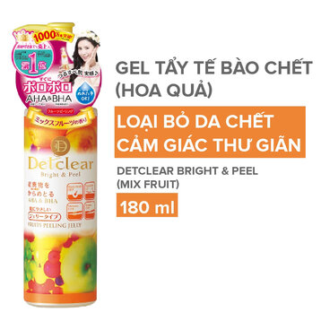 Gel Tẩy Tế Bào Chết Meishoku Detclear Hương Trái Cây 180ml