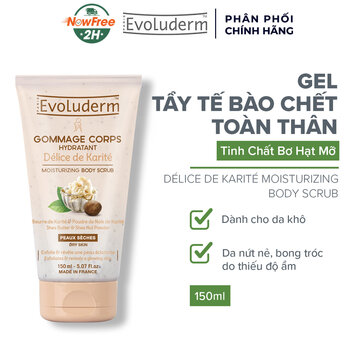 Tẩy Tế Bào Chết Toàn Thân Evoluderm Từ Bơ Hạt Mỡ 150ml