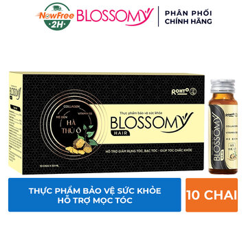 Thực Phẩm Bảo Vệ Sức Khỏe Blossomy Hỗ Trợ Mọc Tóc 50mlx10