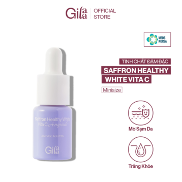 Tinh Chất Đậm Đặc Gilaa Saffron Sáng Khỏe Mờ Sạm 5ml
