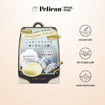 Xà Phòng Đường Tẩy Tế Bào Chết Toàn Thân Pelican 100g