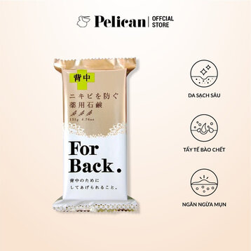 Xà Phòng Pelican Làm Giảm Mụn Lưng 135g