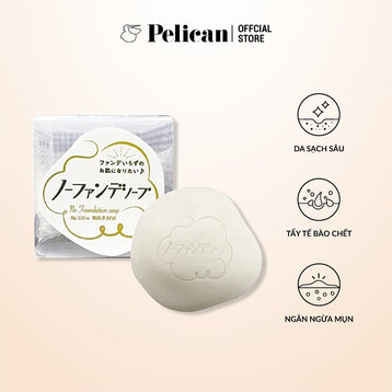 Xà Phòng Rửa Mặt Pelican Sáng Mịn Da 80g