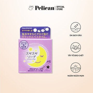 Xà Phòng Tắm Pelican Oải Hương Thư Giãn, Ngủ Ngon 100g