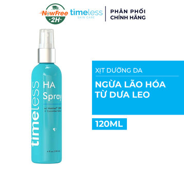 Xịt Dưỡng Da Timeless Ngừa Lão Hóa Chiết Xuất Dưa Leo 120ml