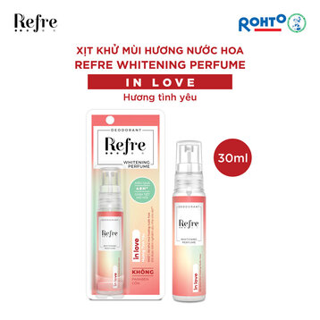 Xịt Khử Mùi Refre Whitening Perfume Hương Tình Yêu 30ml