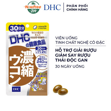 Viên Uống DHC Tinh Chất Nghệ Cô Đặc 30 Ngày Gói 60 Viên