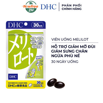 Viên Uống DHC Melilot Hỗ Trợ Giảm Mỡ Đùi Gói 60 Viên 30 Ngày