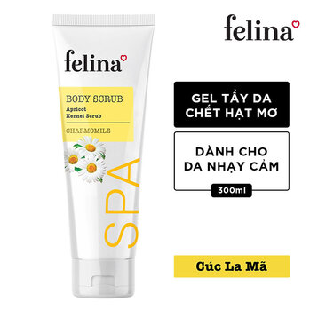 Gel Tẩy Tế Bào Chết Felina Chiết Xuất Cúc La Mã 300ml