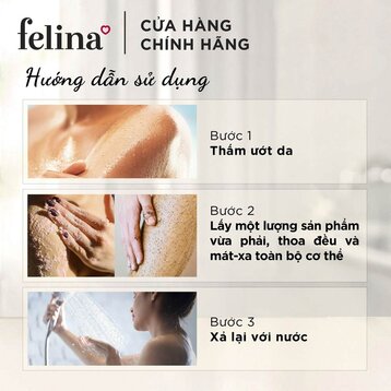 Gel Tẩy Tế Bào Chết Felina Chiết Xuất Cúc La Mã 300ml