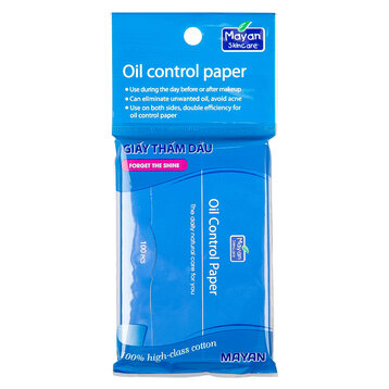 Giấy Thấm Dầu Mayan Oil Control Paper (100 Tờ/Gói)
