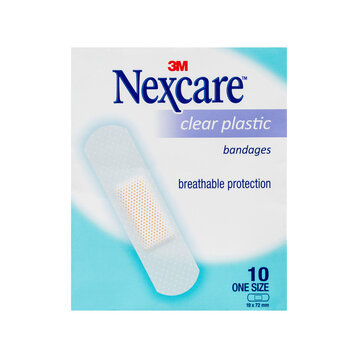 Băng Keo Cá Nhân Nexcare 3M Trong Suốt Gói 10 Miếng