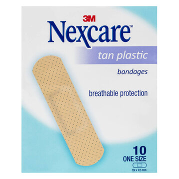 Băng Keo Cá Nhân Nexcare 3M Tan Plastic 10 Miếng