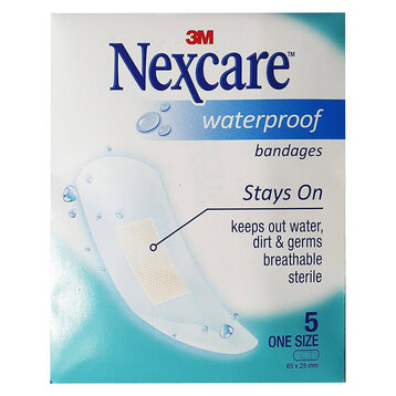 Băng Keo Cá Nhân Nexcare 3M Chống Thấm Nước 5 Miếng