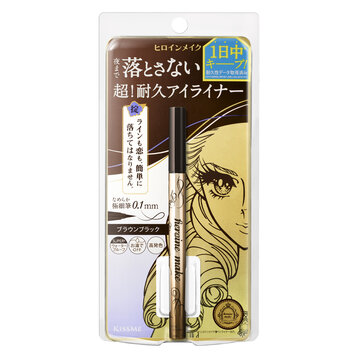 Bút Kẻ Mắt Nước Kissme Bền Màu Không Trôi Nâu Đen 0.4ml