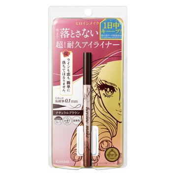 Bút Kẻ Mắt Nước Kissme Bền Màu Không Trôi Nâu Tự Nhiên 0.4ml