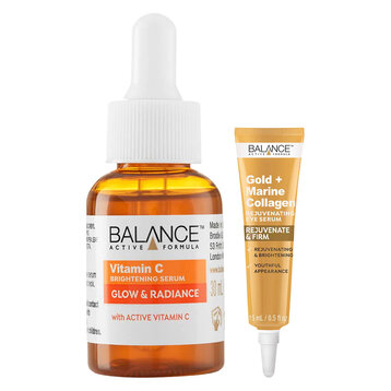 Combo Balance Active Formula Tinh Chất Vitamin C 30ml &amp; Serum Dưỡng Mắt 15ml