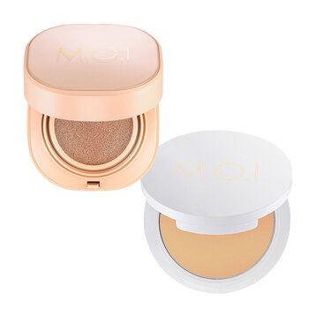 Combo M.O.I Phấn Nước Màu 30 + Phấn Phủ Dạng Nén