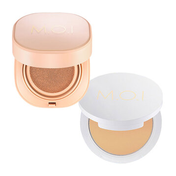Combo M.O.I Phấn Nước Màu 40 + Phấn Phủ Dạng Nén