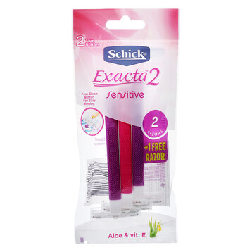 Dao Cạo Cho Nữ Schick Exacta2 Sensitive Dùng Một Lần (3 Cây)
