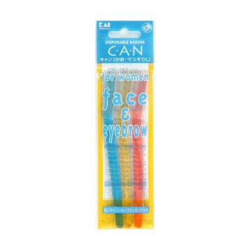 Set 3 Dao Cạo Lông Mặt &amp; Lông Mày KAI Lưỡi Đơn #CAL-3P