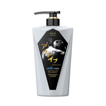 Dầu Tắm Gội Hasi Kokeshi 2 Trong 1 Cho Nam 380g