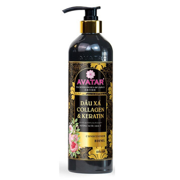 Dầu Xả Avatar Collagen &amp; Keratin Dưỡng Ẩm Phục Hồi Tóc 800ml