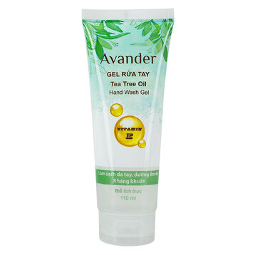 Gel Rửa Tay Avander Kháng Khuẩn Chiết Xuất Tràm Trà 110ml